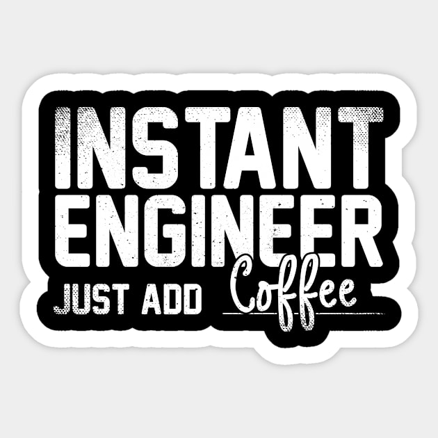 engineer Sticker by CurlyDesigns